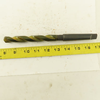 37/64" Dia. 2 Flute Twist Drill 2MT Taper 9" OAL