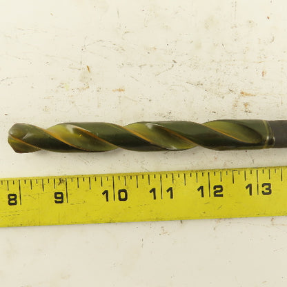 37/64" Dia. 2 Flute Twist Drill 2MT Taper 9" OAL