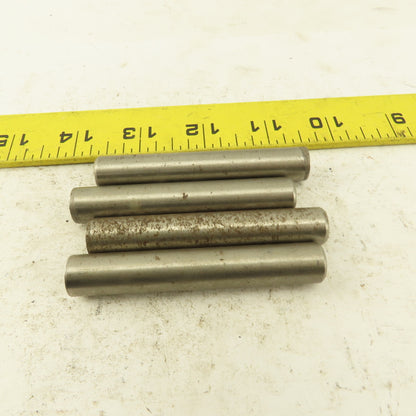 1/2" x 3" Steel Alloy Dowel Pin Lot Of 4