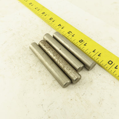 1/2" x 3" Steel Alloy Dowel Pin Lot Of 4