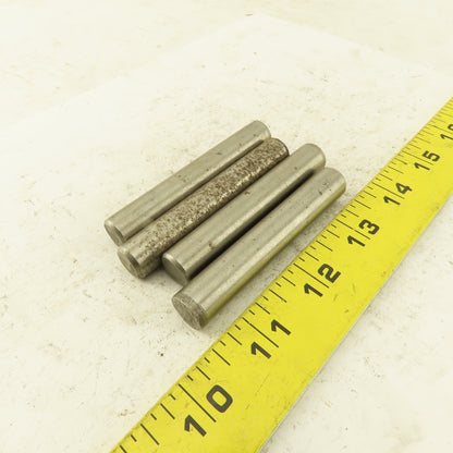 1/2" x 3" Steel Alloy Dowel Pin Lot Of 4