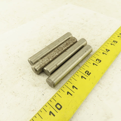 1/2" x 3" Steel Alloy Dowel Pin Lot Of 4