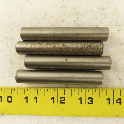 1/2" x 3" Steel Alloy Dowel Pin Lot Of 4
