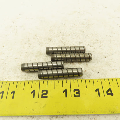 5/16" x 1-1/2" Alloy Steel Spiral Groove Pull Dowel Pin 10-32 Lot Of 4