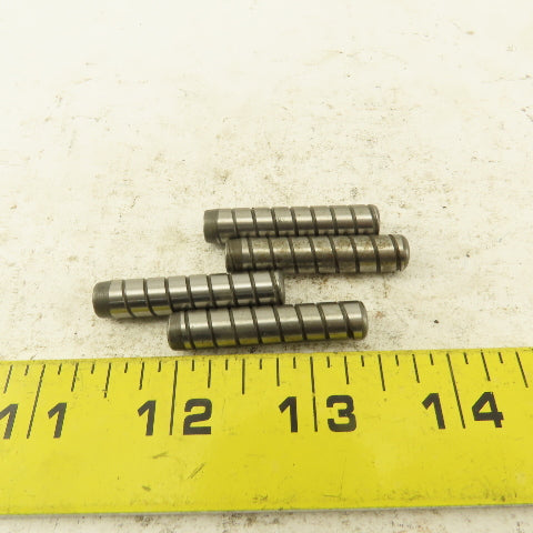 5/16" x 1-1/2" Alloy Steel Spiral Groove Pull Dowel Pin 10-32 Lot Of 4