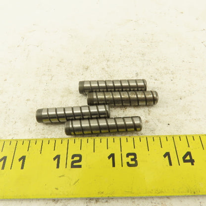 5/16" x 1-1/2" Alloy Steel Spiral Groove Pull Dowel Pin 10-32 Lot Of 4