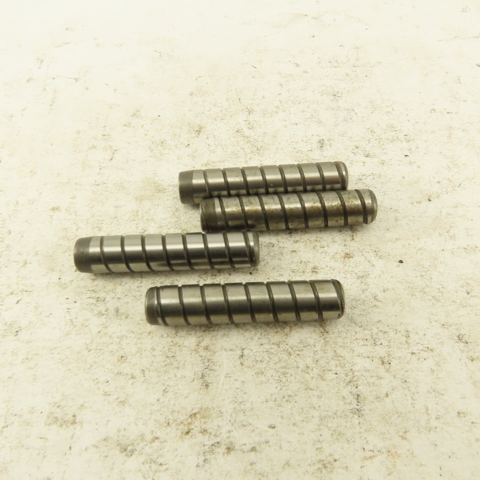 5/16" x 1-1/2" Alloy Steel Spiral Groove Pull Dowel Pin 10-32 Lot Of 4