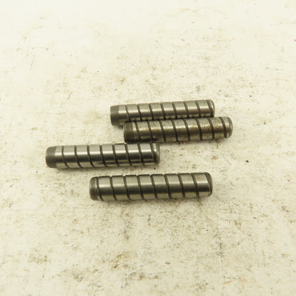 5/16" x 1-1/2" Alloy Steel Spiral Groove Pull Dowel Pin 10-32 Lot Of 4