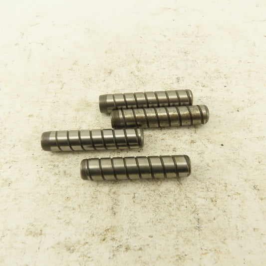 5/16" x 1-1/2" Alloy Steel Spiral Groove Pull Dowel Pin 10-32 Lot Of 4