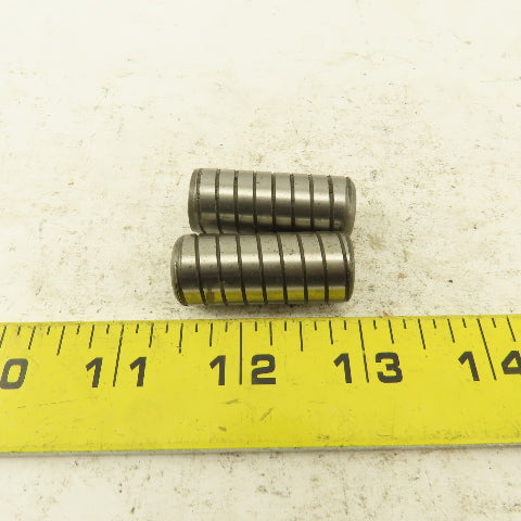 5/8" x 1-1/2" Alloy Steel Spiral Groove Pull Dowel Pin 1/4-20 Lot Of 2
