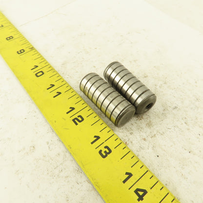 5/8" x 1-1/2" Alloy Steel Spiral Groove Pull Dowel Pin 1/4-20 Lot Of 2
