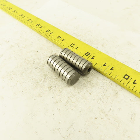 5/8" x 1-1/2" Alloy Steel Spiral Groove Pull Dowel Pin 1/4-20 Lot Of 2