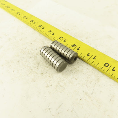 5/8" x 1-1/2" Alloy Steel Spiral Groove Pull Dowel Pin 1/4-20 Lot Of 2