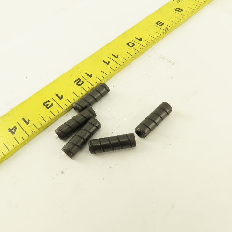 5/16" x 1" Alloy Steel Spiral Groove Pull Dowel Pin Black Oxide 10-32 Lot Of 5