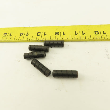 5/16" x 1" Alloy Steel Spiral Groove Pull Dowel Pin Black Oxide 10-32 Lot Of 5