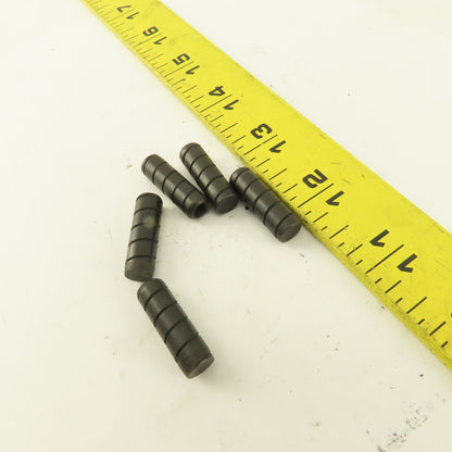 5/16" x 1" Alloy Steel Spiral Groove Pull Dowel Pin Black Oxide 10-32 Lot Of 5