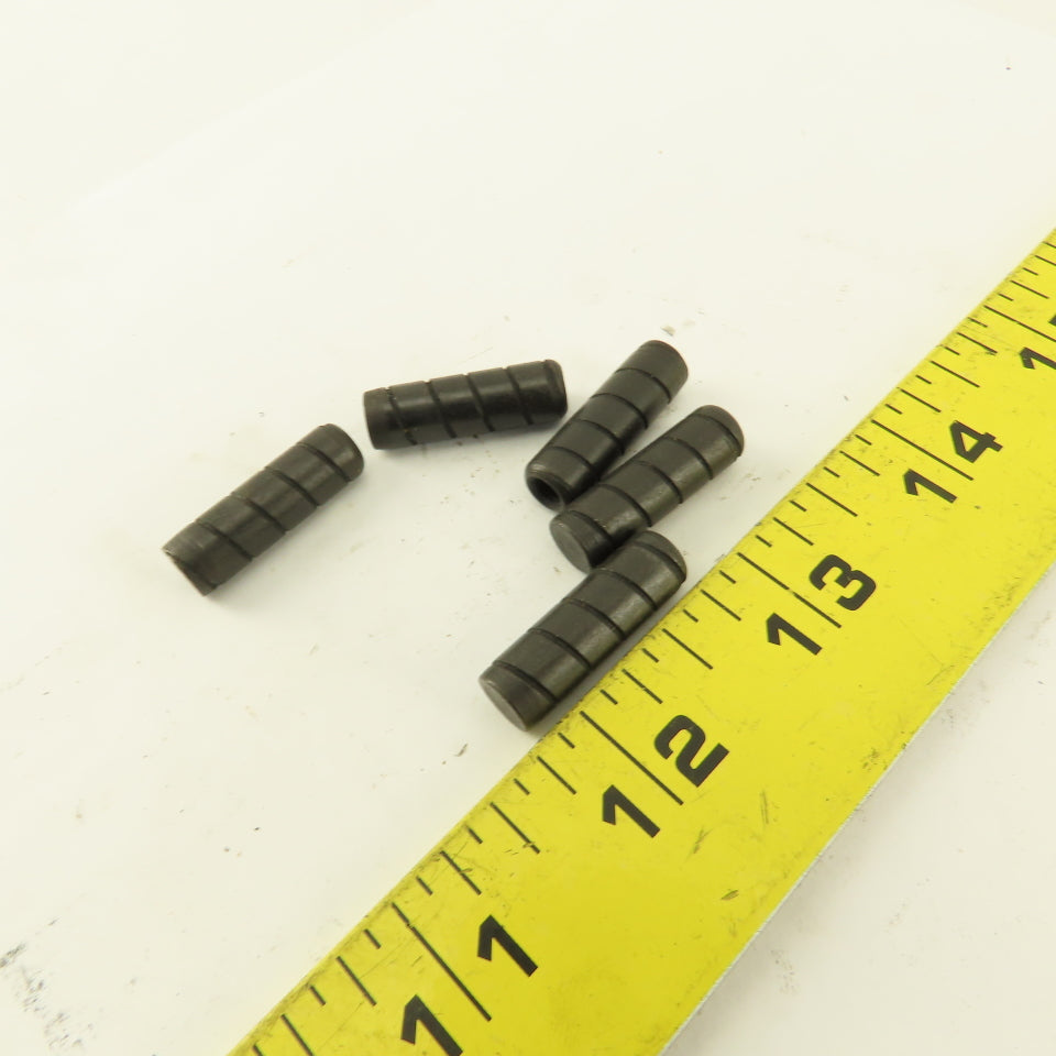 5/16" x 1" Alloy Steel Spiral Groove Pull Dowel Pin Black Oxide 10-32 Lot Of 5