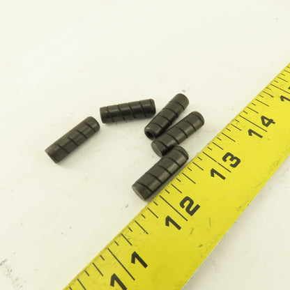 5/16" x 1" Alloy Steel Spiral Groove Pull Dowel Pin Black Oxide 10-32 Lot Of 5