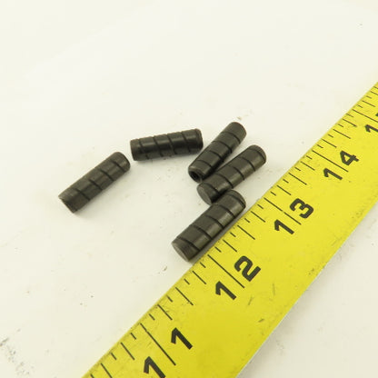 5/16" x 1" Alloy Steel Spiral Groove Pull Dowel Pin Black Oxide 10-32 Lot Of 5