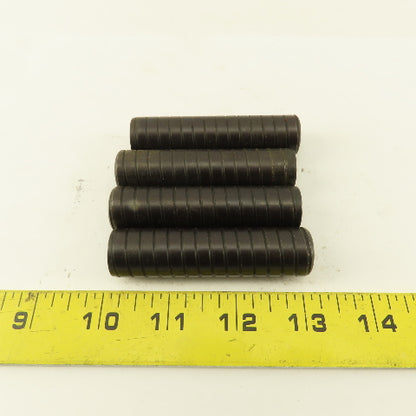 3/4" x 3" Alloy Steel Spiral Groove Pull Dowel Pin Black Oxide 5/16-18 Lot Of 4