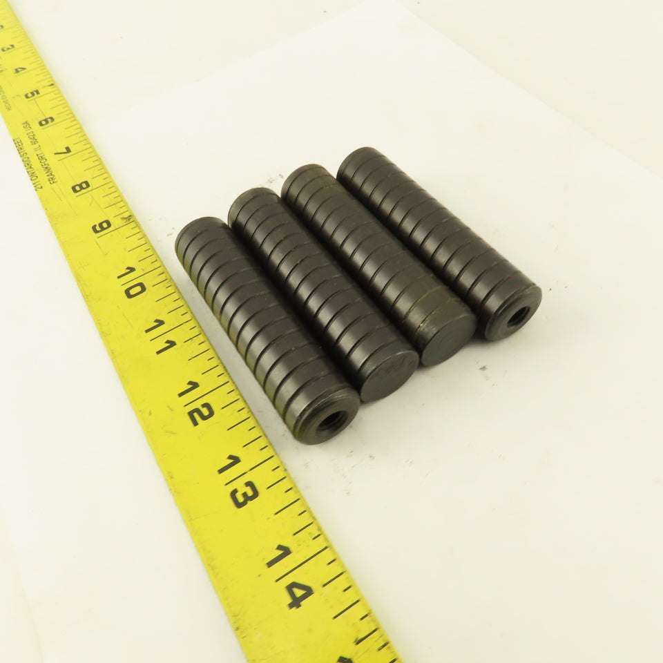 3/4" x 3" Alloy Steel Spiral Groove Pull Dowel Pin Black Oxide 5/16-18 Lot Of 4