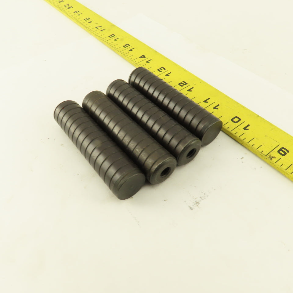 3/4" x 3" Alloy Steel Spiral Groove Pull Dowel Pin Black Oxide 5/16-18 Lot Of 4