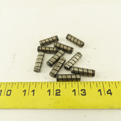 5/16" x 1" Alloy Steel Spiral Groove Pull Dowel Pin Black Oxide 10-32 Lot Of 10