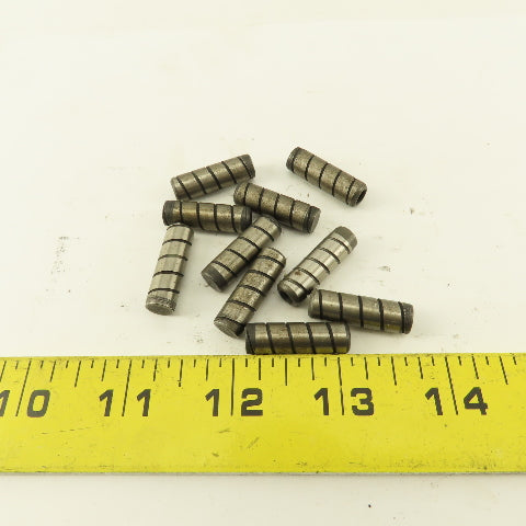 5/16" x 1" Alloy Steel Spiral Groove Pull Dowel Pin Black Oxide 10-32 Lot Of 10