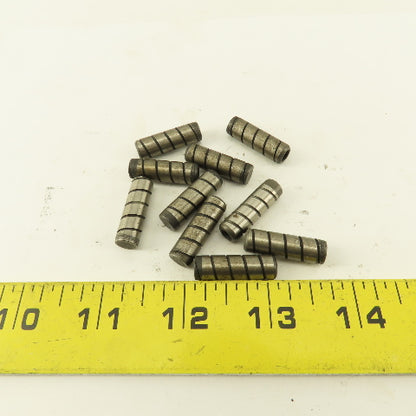 5/16" x 1" Alloy Steel Spiral Groove Pull Dowel Pin Black Oxide 10-32 Lot Of 10