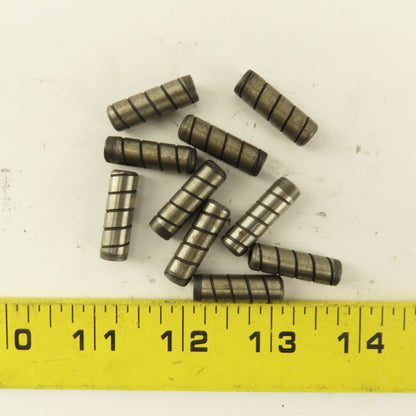 5/16" x 1" Alloy Steel Spiral Groove Pull Dowel Pin Black Oxide 10-32 Lot Of 10