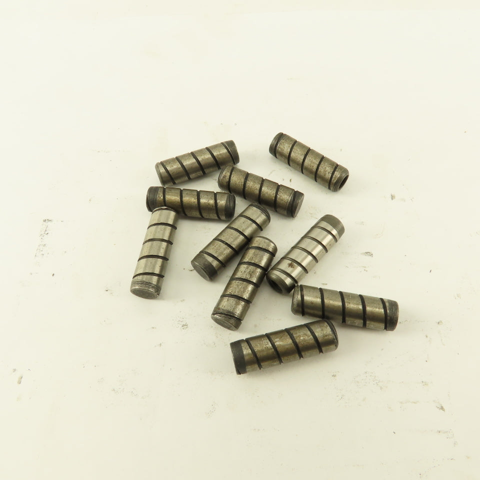 5/16" x 1" Alloy Steel Spiral Groove Pull Dowel Pin Black Oxide 10-32 Lot Of 10