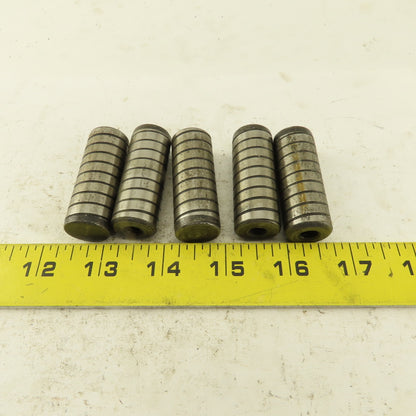 3/4" x 2" Alloy Steel Spiral Groove Pull Dowel Pin 5/16-18 Lot Of 5