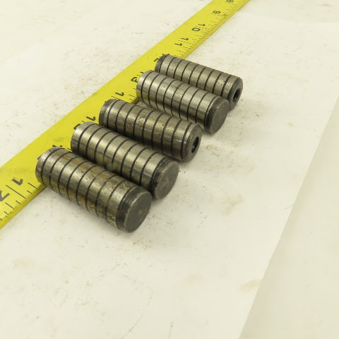 3/4" x 2" Alloy Steel Spiral Groove Pull Dowel Pin 5/16-18 Lot Of 5