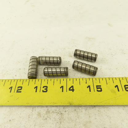 3/8" x 1" Alloy Steel Spiral Groove Pull Dowel Pin 10-32 Lot Of 5