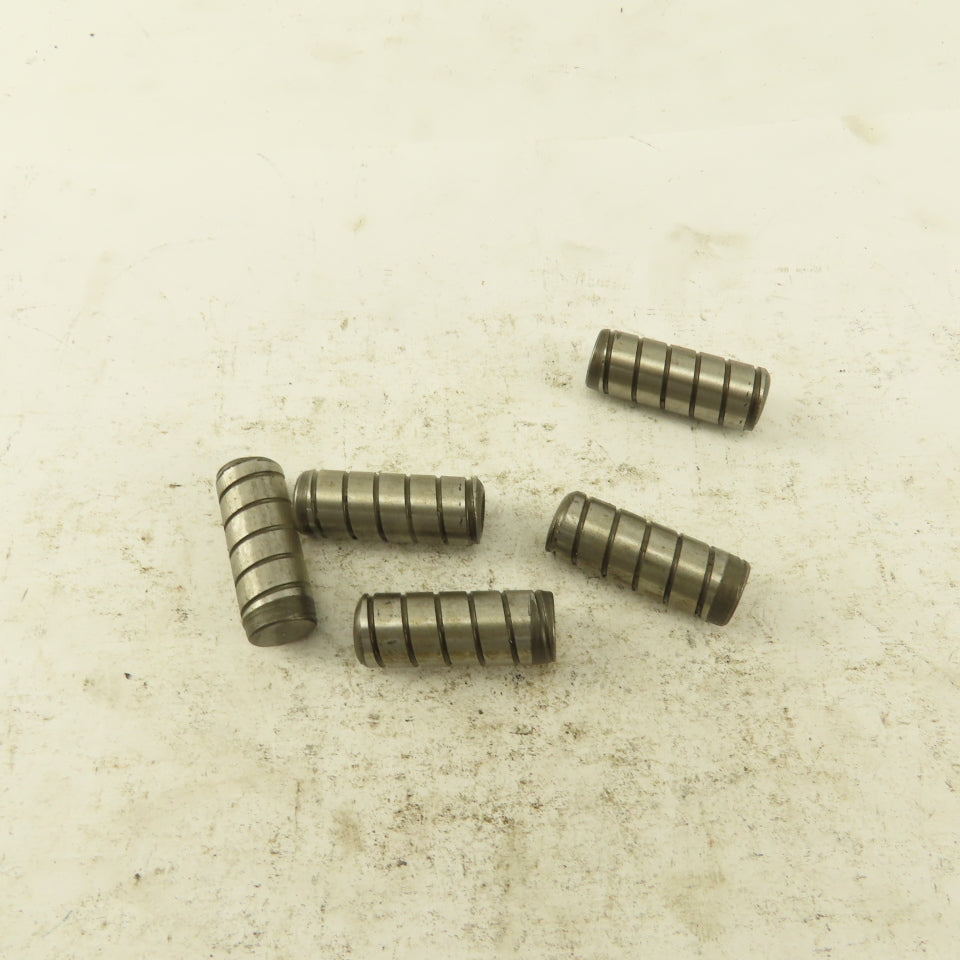 3/8" x 1" Alloy Steel Spiral Groove Pull Dowel Pin 10-32 Lot Of 5