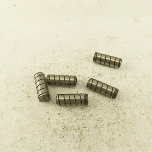 3/8" x 1" Alloy Steel Spiral Groove Pull Dowel Pin 10-32 Lot Of 5