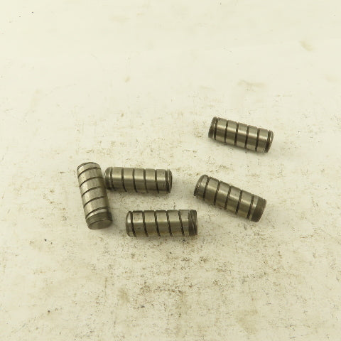 3/8" x 1" Alloy Steel Spiral Groove Pull Dowel Pin 10-32 Lot Of 5
