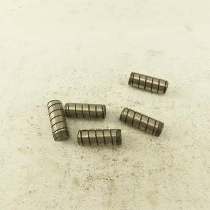3/8" x 1" Alloy Steel Spiral Groove Pull Dowel Pin 10-32 Lot Of 5