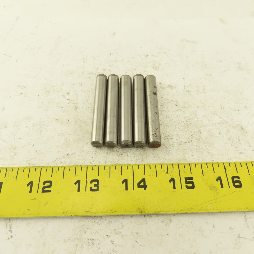 5/16" x 2" Solid Alloy Steel Dowel Pin Lot Of 5