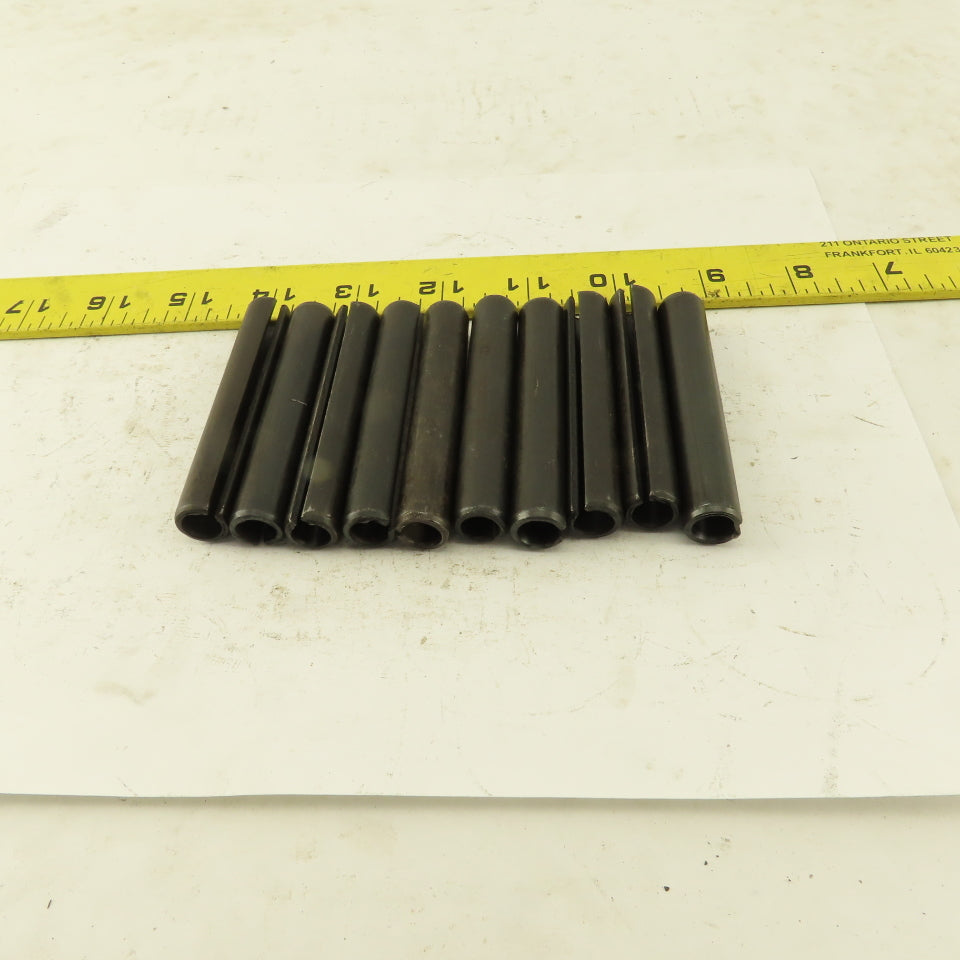1/2" x 3" Split Spring Tension Pin Black Oxide Lot Of 10