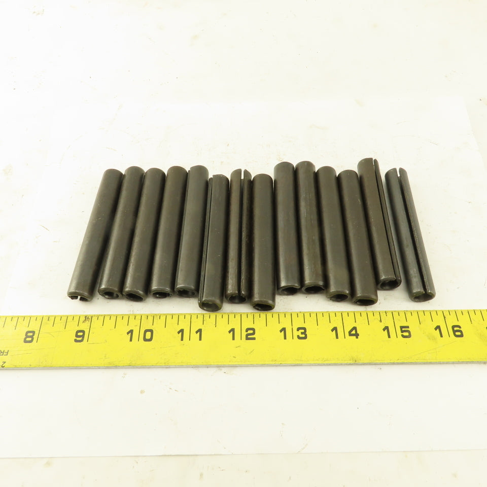 1/2" x 3-1/4" Split Spring Tension Pin Black Oxide Lot Of 14