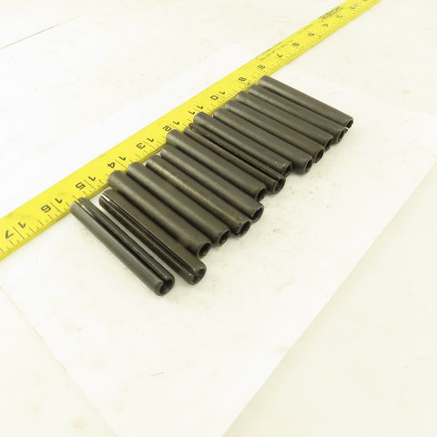 1/2" x 3-1/4" Split Spring Tension Pin Black Oxide Lot Of 14