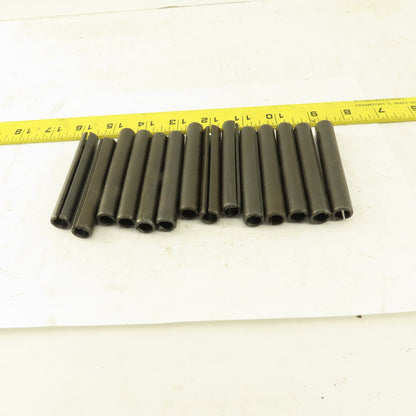 1/2" x 3-1/4" Split Spring Tension Pin Black Oxide Lot Of 14