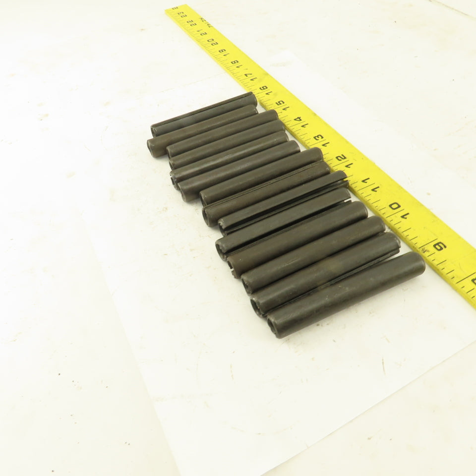 1/2" x 3-1/4" Split Spring Tension Pin Black Oxide Lot Of 14