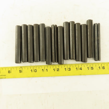 1/2" x 3-1/4" Split Spring Tension Pin Black Oxide Lot Of 14