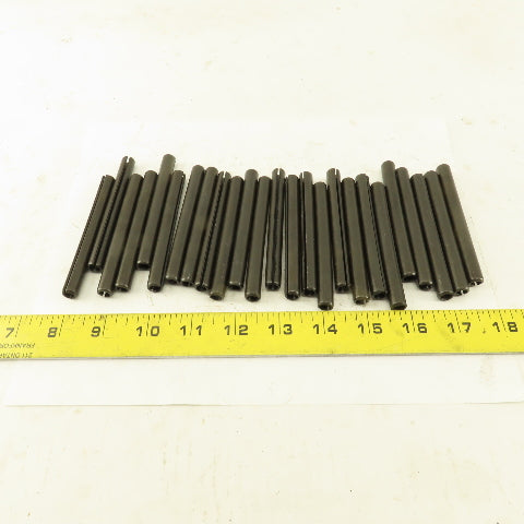 3/8" x 3-3/4" Split Spring Tension Pin Black Oxide Lot Of 24