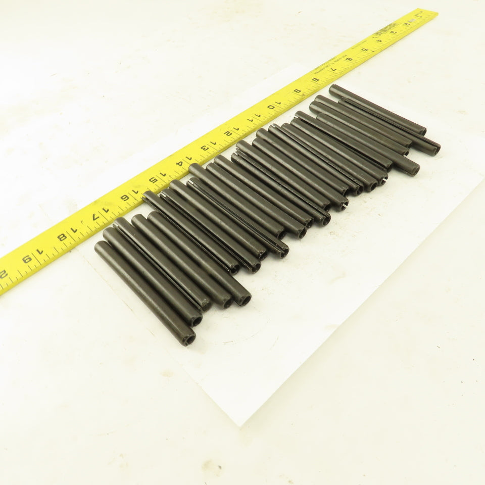 3/8" x 3-3/4" Split Spring Tension Pin Black Oxide Lot Of 24