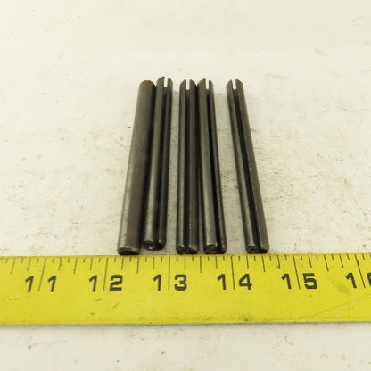 3/8" x 4" Split Spring Tension Pin Black Oxide Lot Of 5