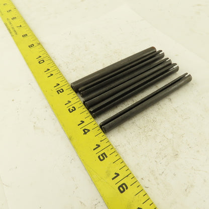 3/8" x 4" Split Spring Tension Pin Black Oxide Lot Of 5