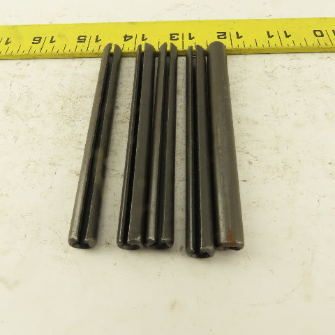 3/8" x 4" Split Spring Tension Pin Black Oxide Lot Of 5